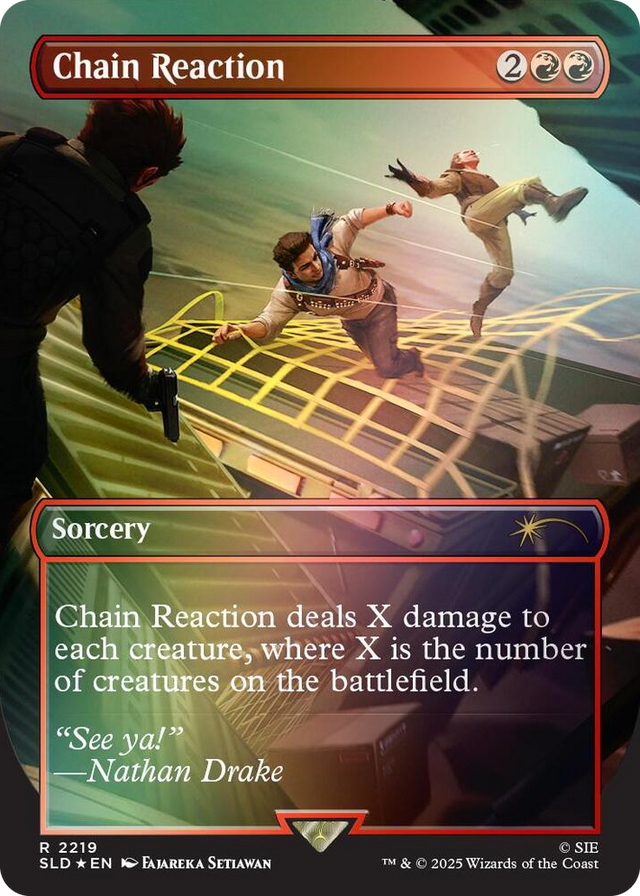 2219 Chain Reaction (Rainbow Foil) R Secret Lair Drop Series