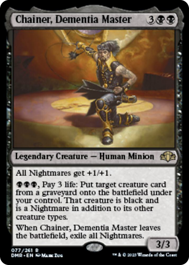 0077 Chainer, Dementia Master R Dominaria Remastered
