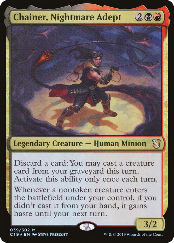 0039 Chainer, Nightmare Adept M Commander 2019