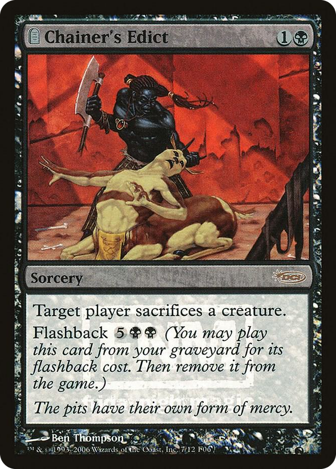 Chainer's Edict #7 P - FNM Promos Pokemon card