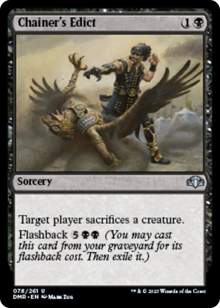 0078 Chainer's Edict U Dominaria Remastered