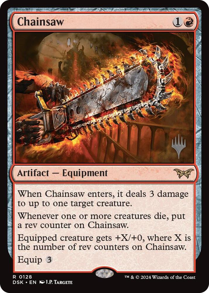 0128 Chainsaw R Promo Pack: Duskmourn: House of Horror
