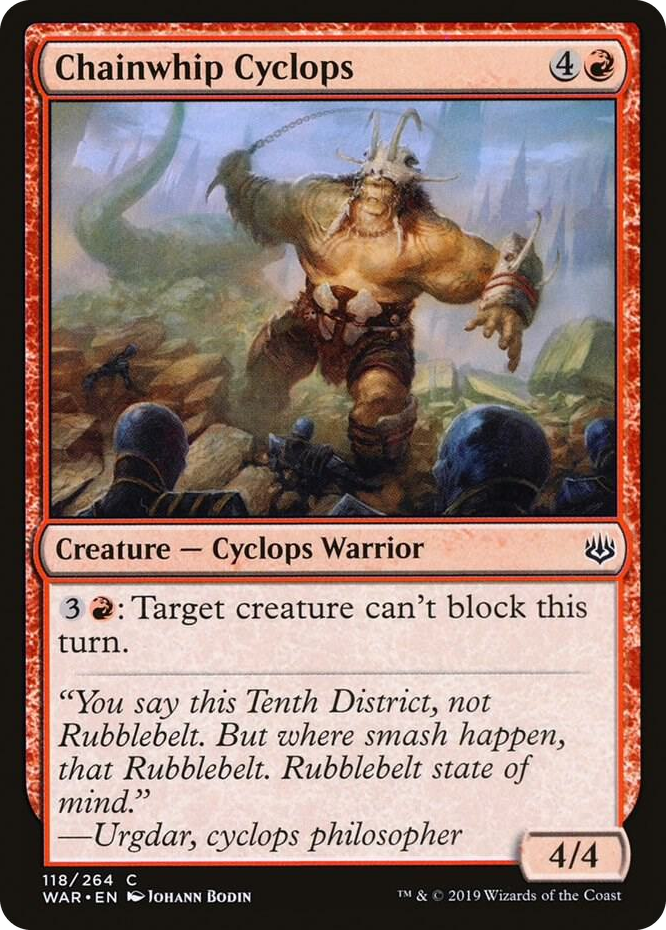 0118 Chainwhip Cyclops C War of the Spark