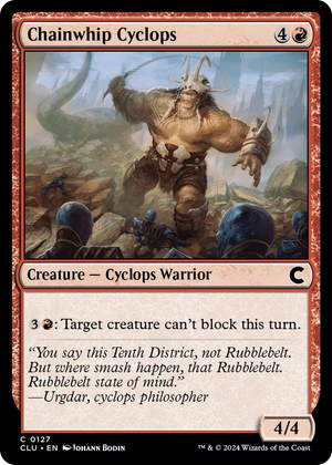 0127 Chainwhip Cyclops C Ravnica: Clue Edition