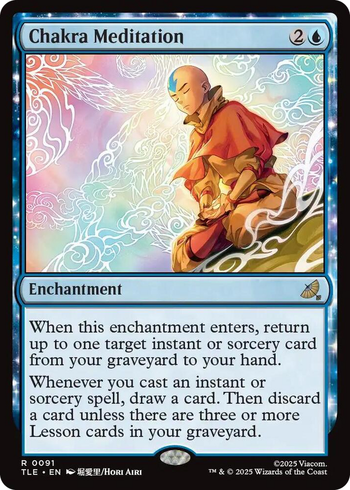 Chakra Meditation #91 R - The Last Airbender: Eternal-Legal Pokemon card
