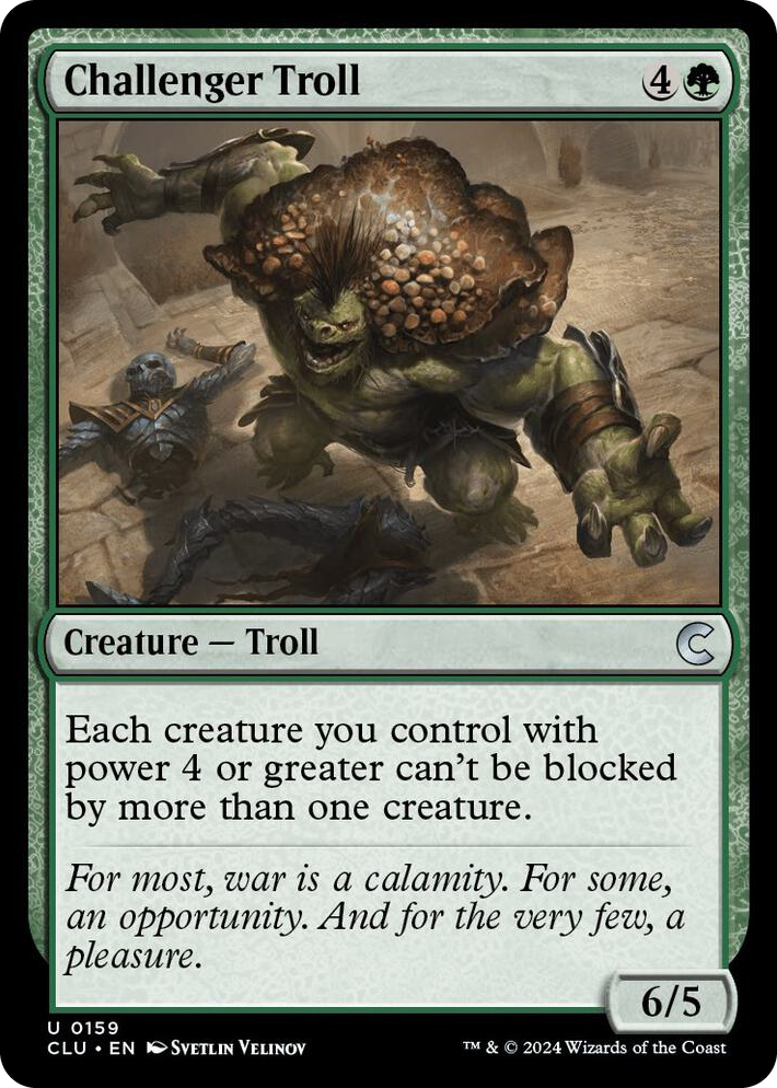 0159 Challenger Troll U Ravnica: Clue Edition