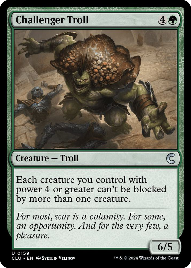 0159 Challenger Troll U Ravnica: Clue Edition