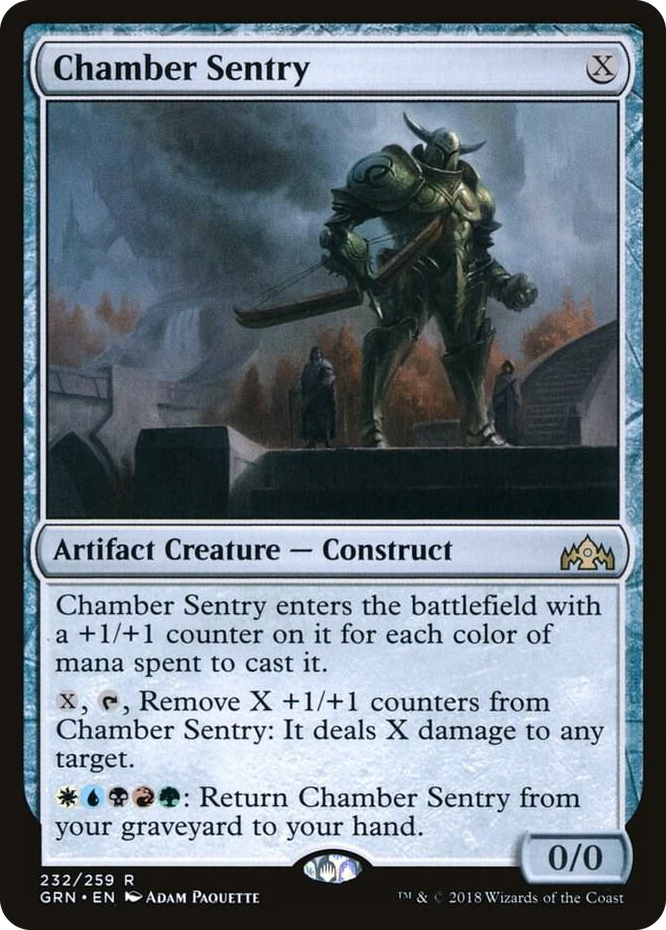 0232 Chamber Sentry R Guilds of Ravnica