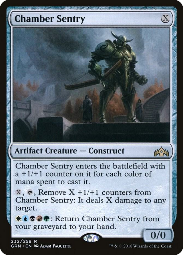0232 Chamber Sentry R Guilds of Ravnica