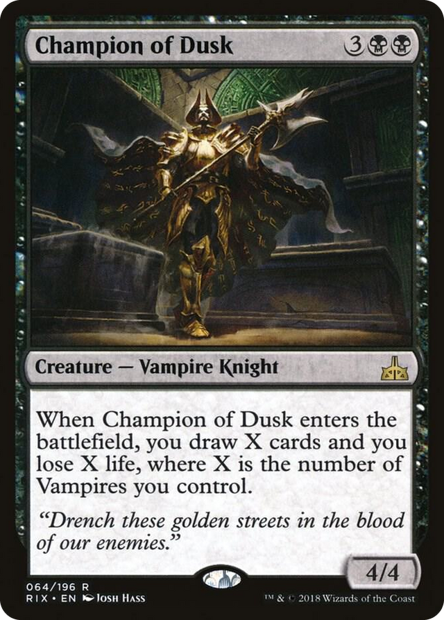 0064 Champion of Dusk R Rivals of Ixalan