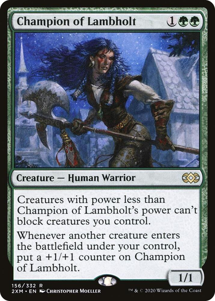 0156 Champion of Lambholt R Double Masters