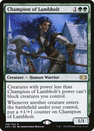 0156 Champion of Lambholt R Double Masters