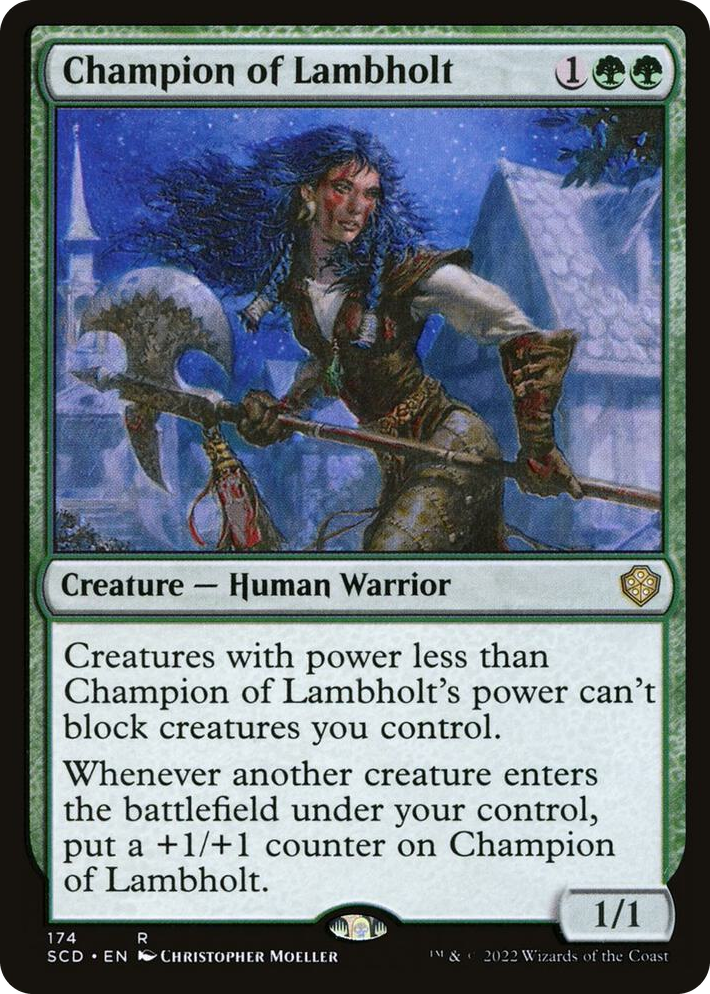 0174 Champion of Lambholt R Starter Commander Decks