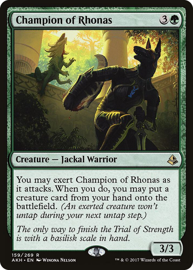 0159 Champion of Rhonas R Amonkhet