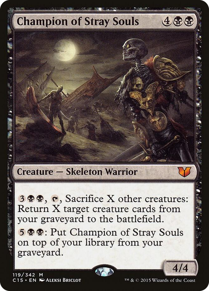 Champion of Stray Souls #119 M - Commander 2015 Pokemon card