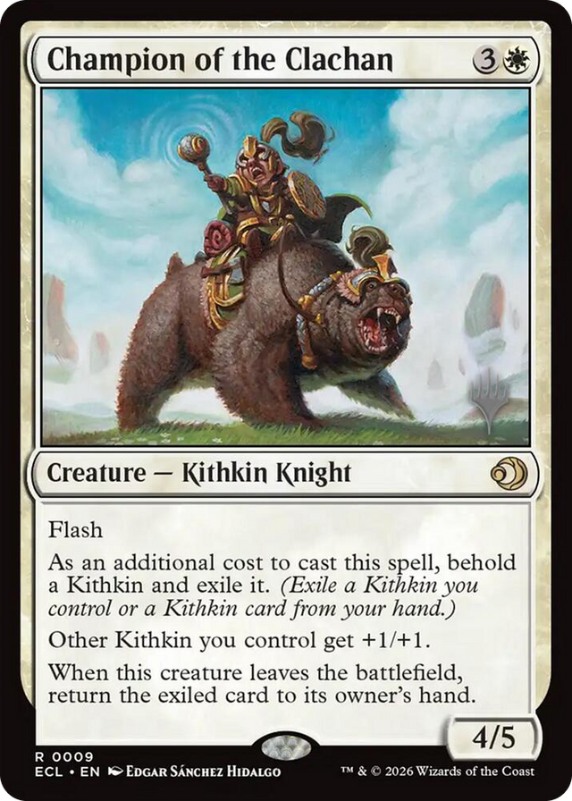 0009 Champion of the Clachan R Promo Pack: Lorwyn Eclipsed