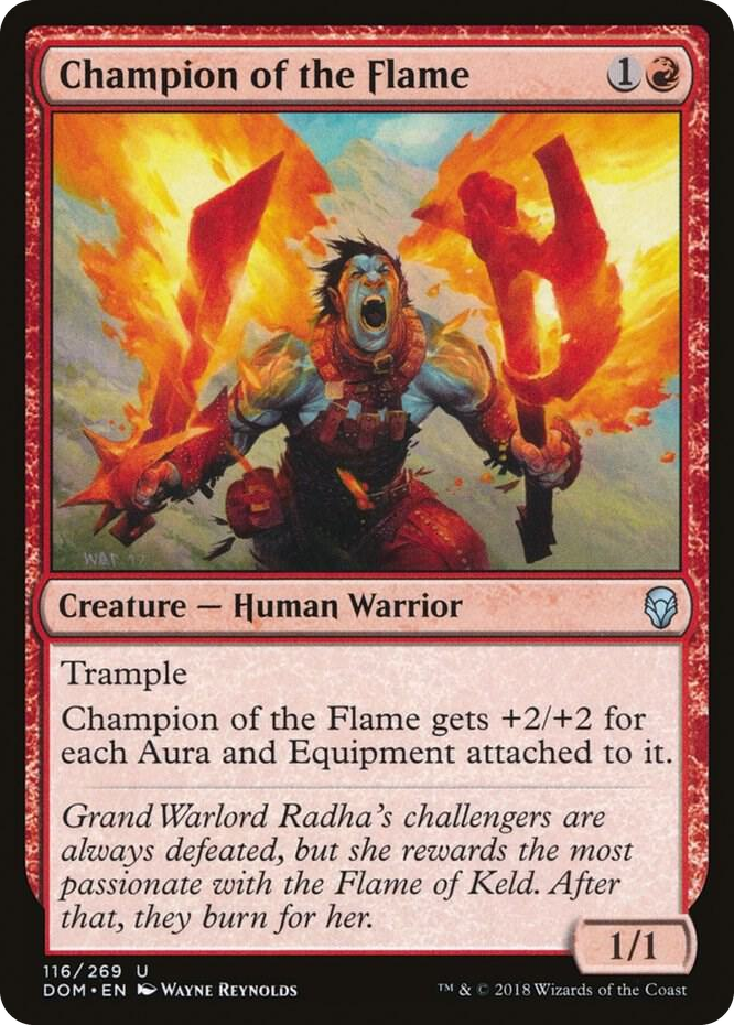 0116 Champion of the Flame U Dominaria