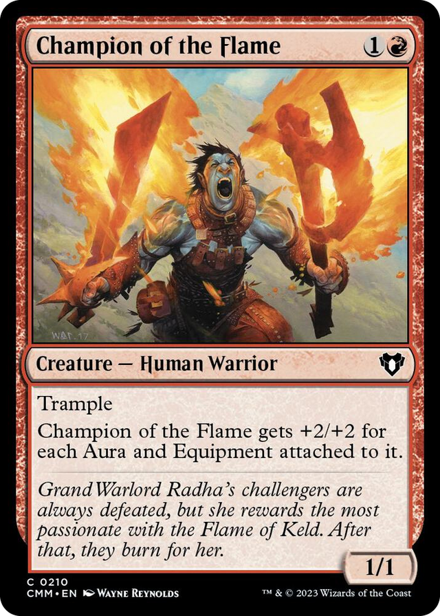 0210 Champion of the Flame C Commander Masters