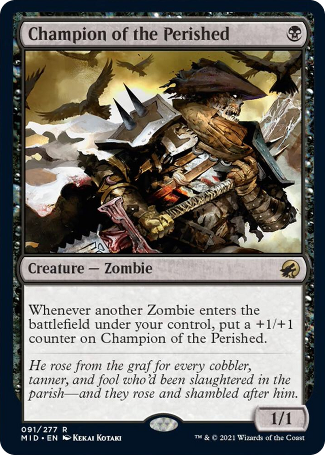 0091 Champion of the Perished R Innistrad: Midnight Hunt