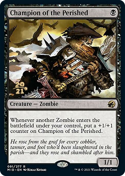 0091 Champion of the Perished R Prerelease Cards