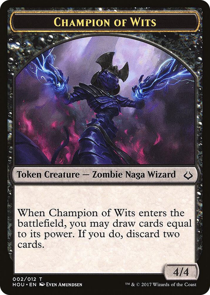 Champion of Wits // Insect Double-Sided Token #2 T - Hour of Devastation Pokemon card