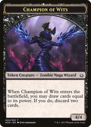 0002 Champion of Wits Token T Hour of Devastation