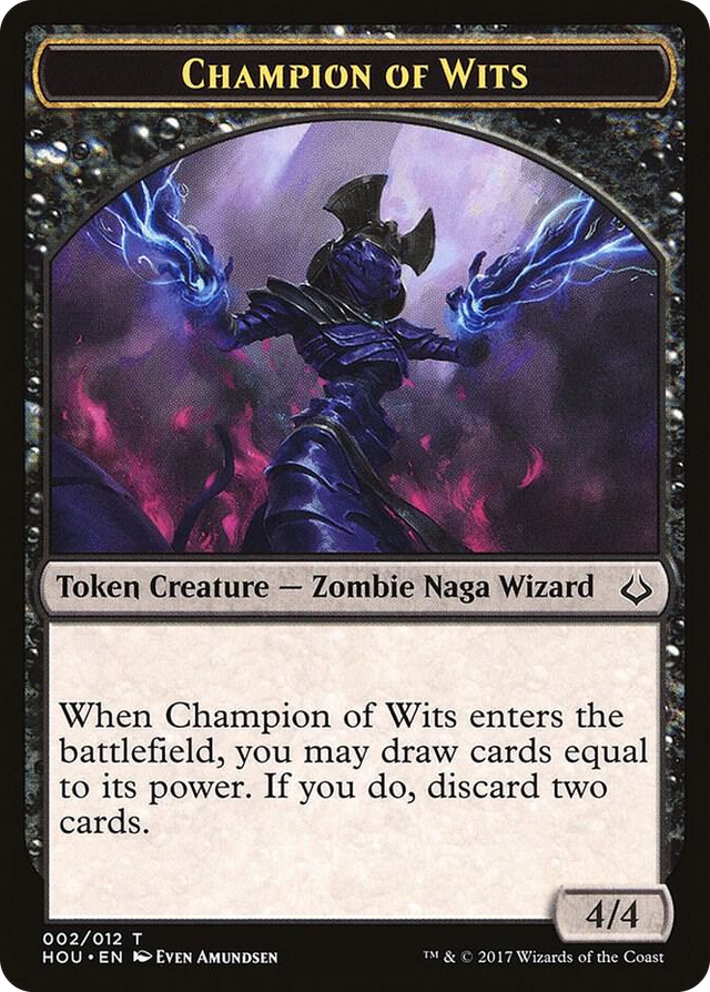 0002 Champion of Wits Token T Hour of Devastation