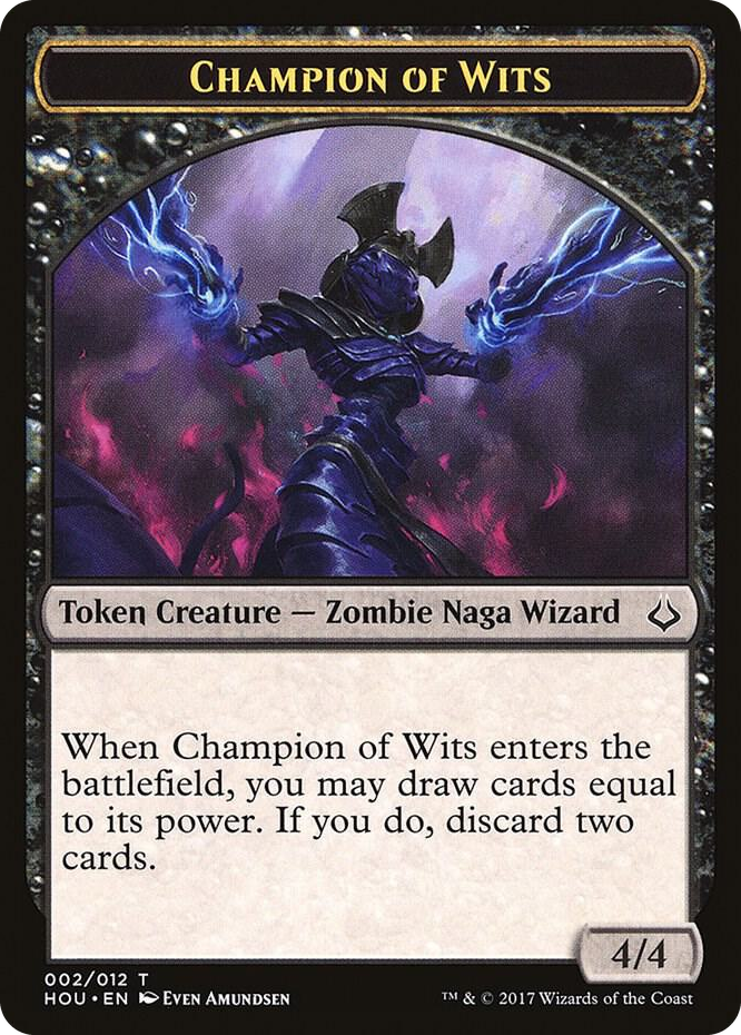 Champion of Wits Token #2 T - Hour of Devastation Pokemon card