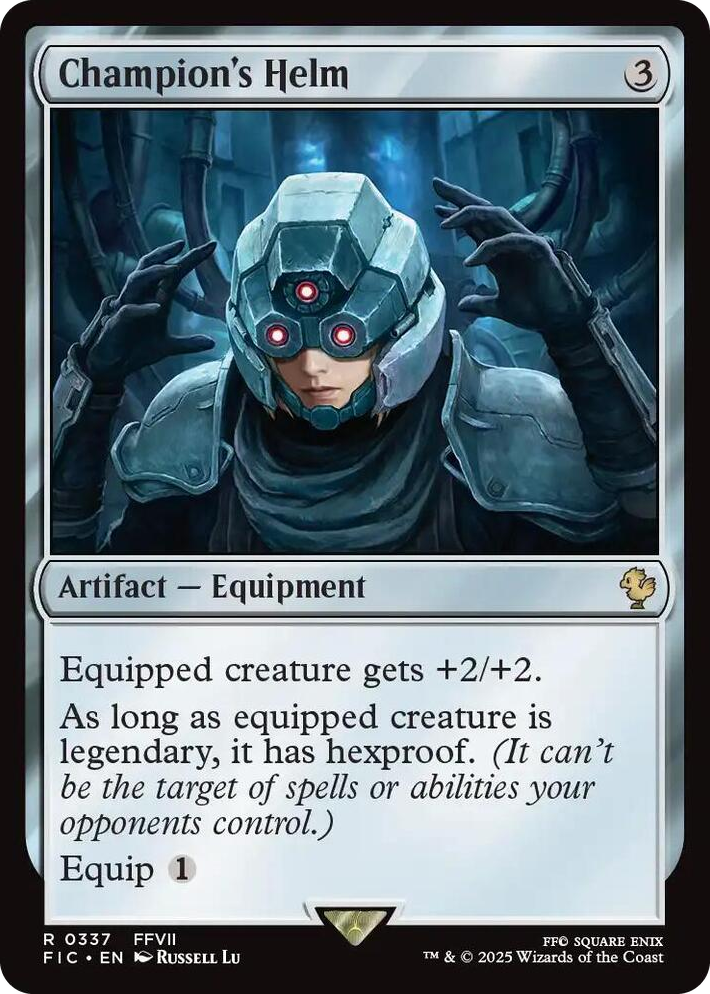 0337 Champion's Helm R Commander: FINAL FANTASY