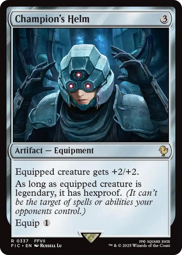 0337 Champion's Helm R Commander: FINAL FANTASY