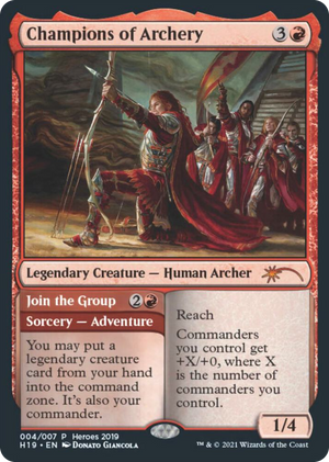 0004 Champions of Archery P Unique and Miscellaneous Promos