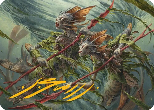 0006 Champions of the Shoal Art Card (Gold-Stamped Signature) S Art Series: Lorwyn Eclipsed