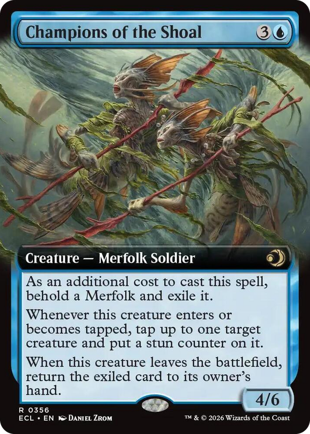 0356 Champions of the Shoal (Extended Art) R Lorwyn Eclipsed