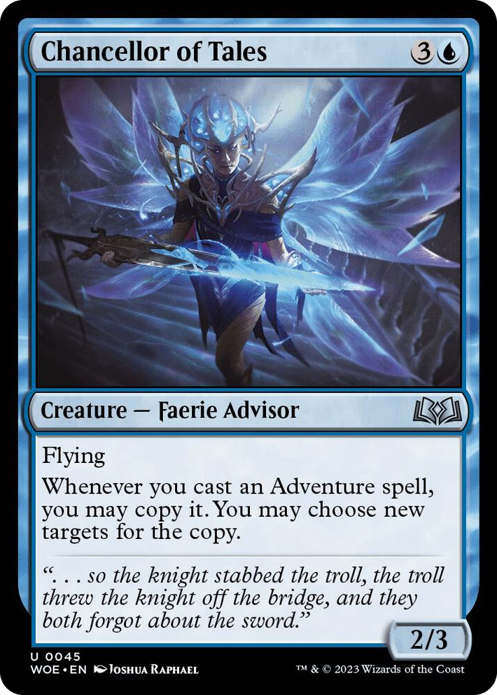 0045 Chancellor of Tales U Wilds of Eldraine