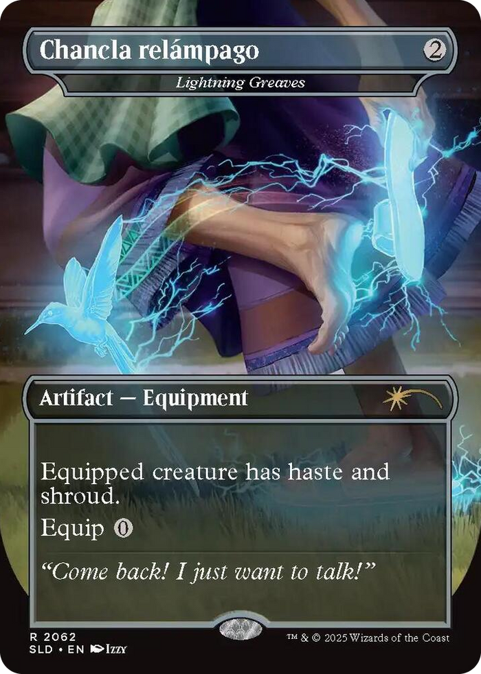 Chancla relámpago - Lightning Greaves #2062 R - Secret Lair Drop Series Pokemon card