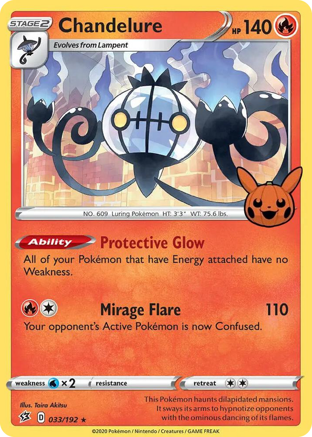 0033 Chandelure Promo Trick or Trade BOOster Bundle