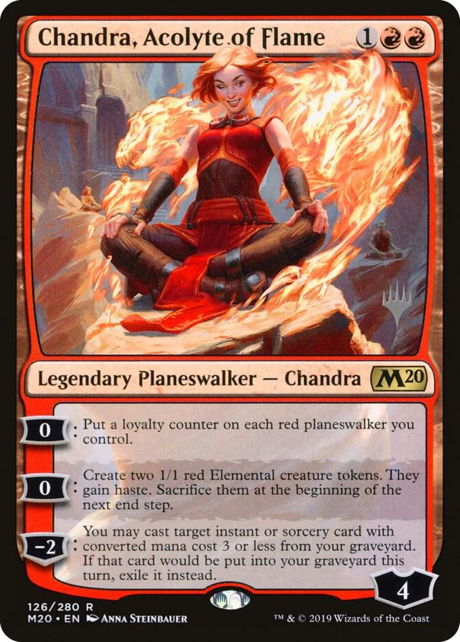 0126 Chandra, Acolyte of Flame R Promo Pack: Core Set 2020