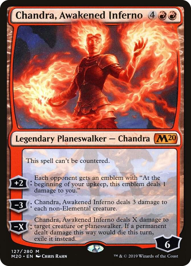 0127 Chandra, Awakened Inferno M Core Set 2020
