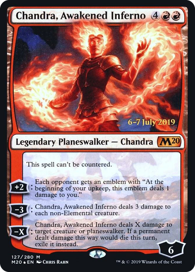 0127 Chandra, Awakened Inferno M Prerelease Cards