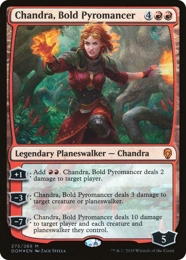 0275 Chandra, Bold Pyromancer M Dominaria