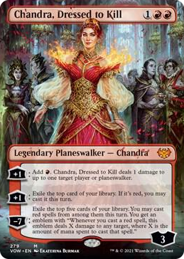 0279 Chandra, Dressed to Kill (Borderless) M Innistrad: Crimson Vow