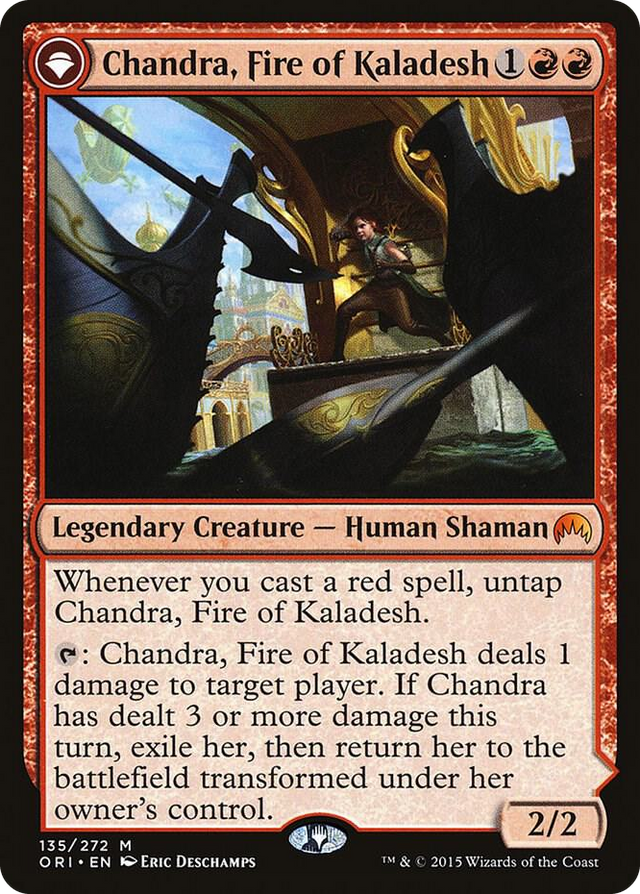 0135 Chandra, Fire of Kaladesh M Magic Origins