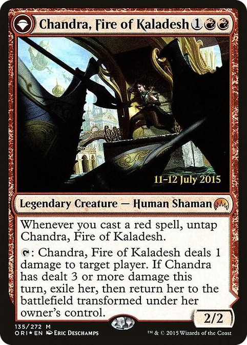 0135 Chandra, Fire of Kaladesh M Prerelease Cards