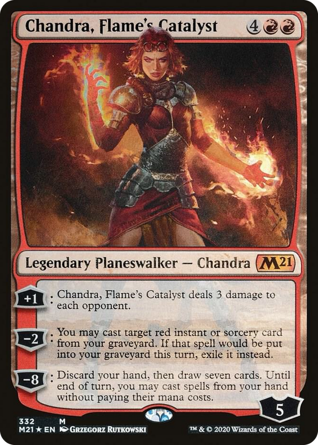 0332 Chandra, Flame's Catalyst M Core Set 2021