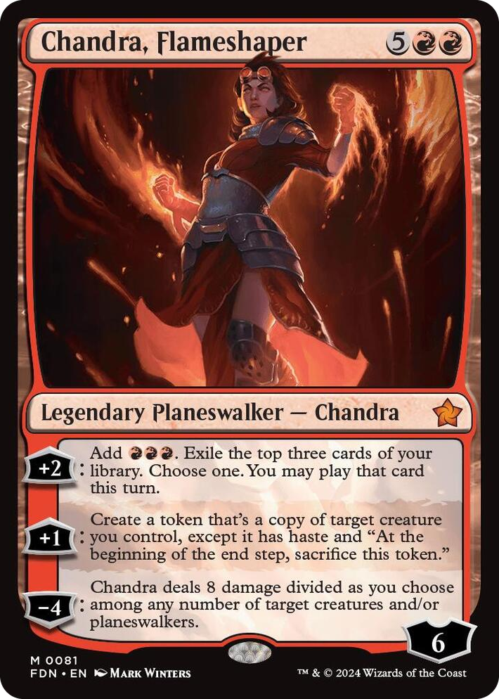 0081 Chandra, Flameshaper M Foundations