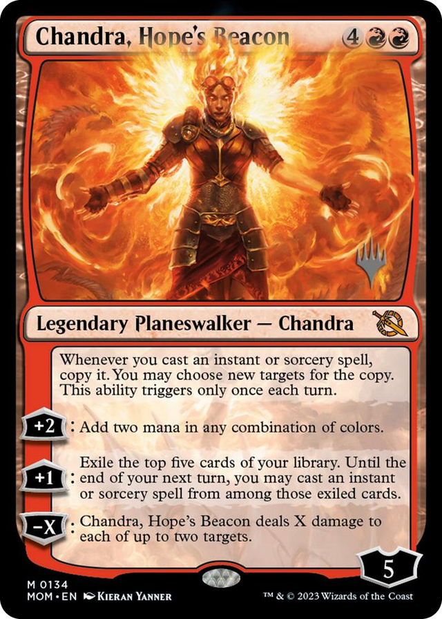 0134 Chandra, Hope's Beacon M Promo Pack: March of the Machine