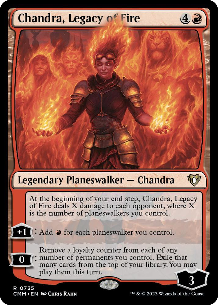 0735 Chandra, Legacy of Fire R Commander Masters