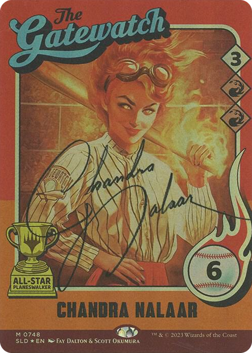0748 Chandra Nalaar (748) (Autographed) M Secret Lair Drop Series