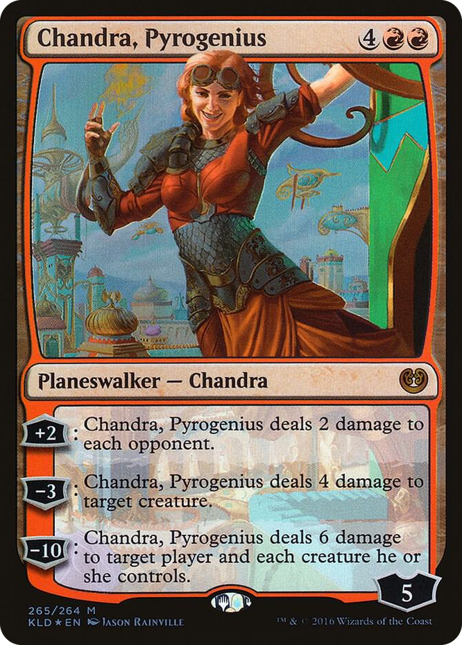 Chandra, Pyrogenius #265 M - Kaladesh Pokemon card