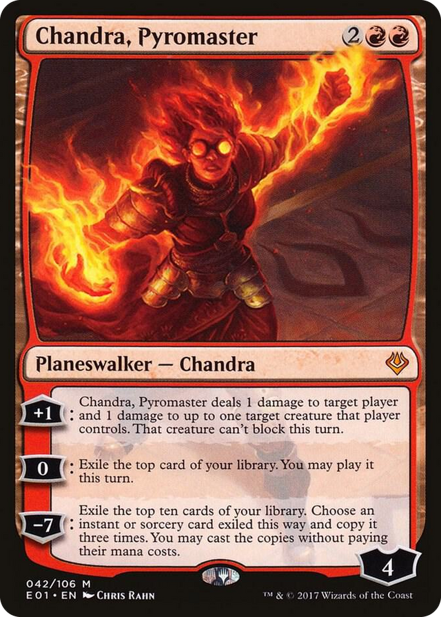 0042 Chandra, Pyromaster M Archenemy: Nicol Bolas